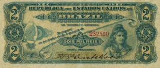 Brazil 2 Mil Réis, 1902 obverse