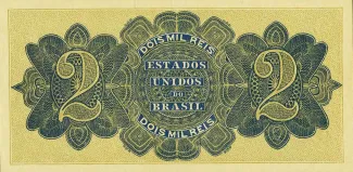 Brazil 2 Mil Réis, 1921 reverse
