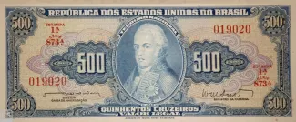 Brazil 500 Cruzeiros, 1961-1962 obverse