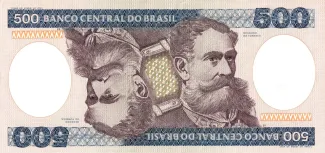 Brazil 500 Cruzeiros, 1981-1985 obverse