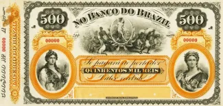 Brazil 500 Mil Réis, 1868 obverse