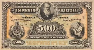 Brazil 500 Mil Réis, 1885 obverse
