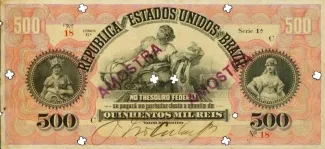 Brazil 500 Mil Réis, 1896 obverse