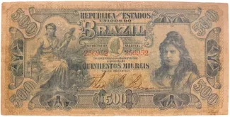 Brazil 500 Mil Réis, 1901 obverse