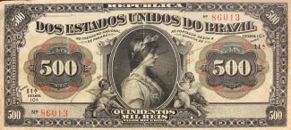 Brazil 500 Mil Réis, 1911 obverse