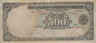 Brazil 500 Mil Réis, 1917 obverse