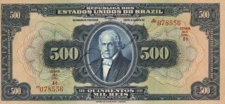 Brazil 500 Mil Réis, 1924-1930 obverse