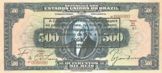 Brazil 500 Mil Réis, 1926 obverse