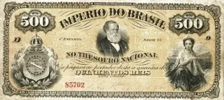 Brazil 500 Réis, 1874 obverse