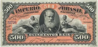 Brazil 500 Réis, 1880-1885 obverse