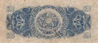 Brazil 500 Réis, 1901 reverse