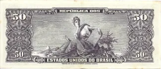 Brazil 50 Cruzeiros, 1949 reverse