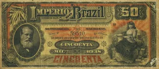 Brazil 50 Mil Réis, 1889 obverse