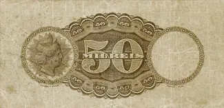 Brazil 50 Mil Réis, 1910 reverse