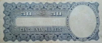 Brazil 50 Mil Réis, 1915 reverse