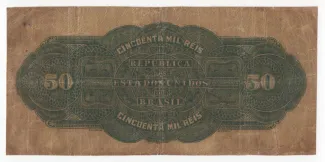 Brazil 50 Mil Réis, 1923 reverse