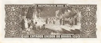 Brazil 5 Cruzeiros, 1962-1964 reverse