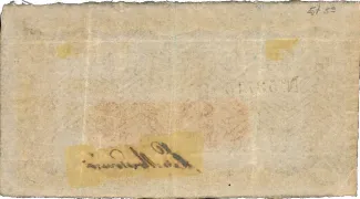 Brazil 5 Mil Réis, 1860 reverse