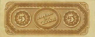 Brazil 5 Mil Réis, 1869-1874 reverse