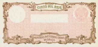 Brazil 5 Mil Réis, 1903 reverse