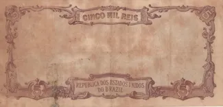 Brazil 5 Mil Réis, 1907 reverse