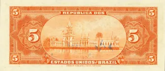 Brazil 5 Mil Réis, 1908 reverse