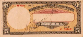 Brazil 5 Mil Réis, 1918 obverse