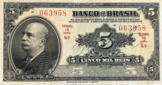 Brazil 5 Mil Réis, 1923 obverse