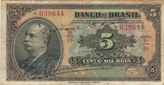 Brazil 5 Mil Réis, 1930 obverse