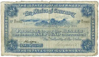 Guernsey 1 Pound, 1895 obverse