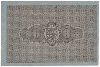 Guernsey 1 Shilling on 1 Shilling 3 Pence, 1942 reverse