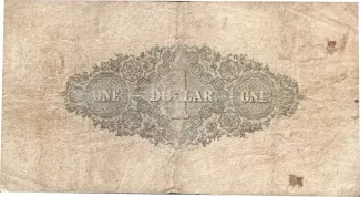 British Malaysia 1 Dollar, 1889-1936 reverse