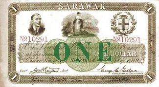 British Malaysia 1 Dollar, 1919 image