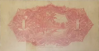 British Malaysia 1 Dollar, 1925-1930 reverse