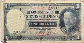 British Malaysia 1 Dollar, 1935 image