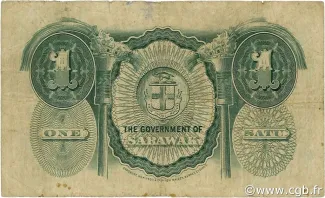 British Malaysia 1 Dollar, 1935 reverse