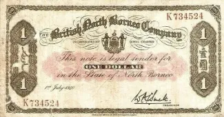 British Malaysia 1 Dollar, 1940 image