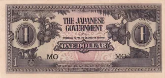 British Malaysia 1 Dollar, 1942 image