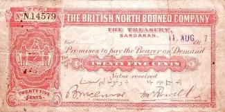 British Malaysia 25 Cents, 1925 image