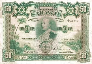 British Malaysia 50 Dollars, 1929 image