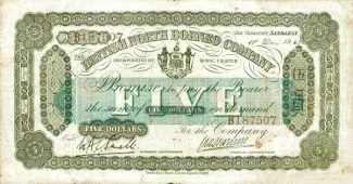 British Malaysia 5 Dollars, 1926 image