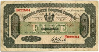 British Malaysia 5 Dollars, 1940 image