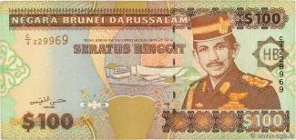 Brunei 100 Ringgit, 1996 image