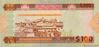 Brunei 100 Ringgit, 1996 reverse