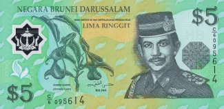 Brunei 5 Ringgit, 2002 image