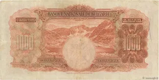 Bulgaria 1.000 Leva, 1929 reverse