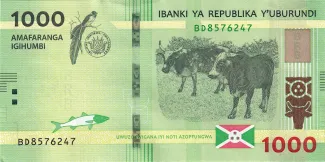 Burundi 1.000 Francs, 2021-2023