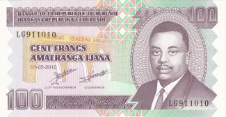 Burundi 100 Francs, 2010-2024