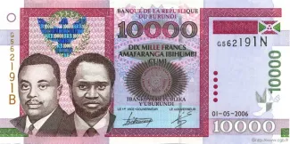 Burundi 10 000, 2004-2006