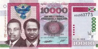 Burundi 10 000, 2009-2013